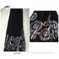 Tissu Abaya 100% polyester pas cher Bangladesh Nida imprimé